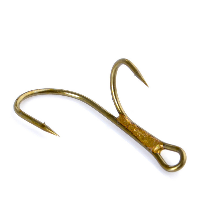 FISH KING Suure süsinikusisaldusega terasest topelt õngekonks 20 tk/partii 1# 2# 4# 6# 8# Pehme söödaga kullast okaskonksuga kalastustarbed