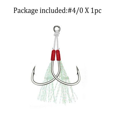 THKFISHi kõrge süsinikusisaldusega terasest ringi abikonksu komplekt topeltpaariga, aeglane sikutamine bassi jaoks erinevate püügistsenaariumide jaoks kalariistad