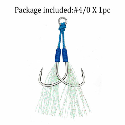 THKFISHi kõrge süsinikusisaldusega terasest ringi abikonksu komplekt topeltpaariga, aeglane sikutamine bassi jaoks erinevate püügistsenaariumide jaoks kalariistad