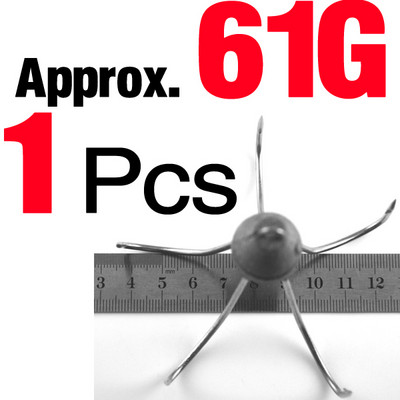 MNFT With Lead Head Five Anchor Claw Barbed Fishhooks Εργαλεία ψαρέματος Εργαλεία ψαρέματος Χονδρικό Μέγεθος 30&42&51&61g