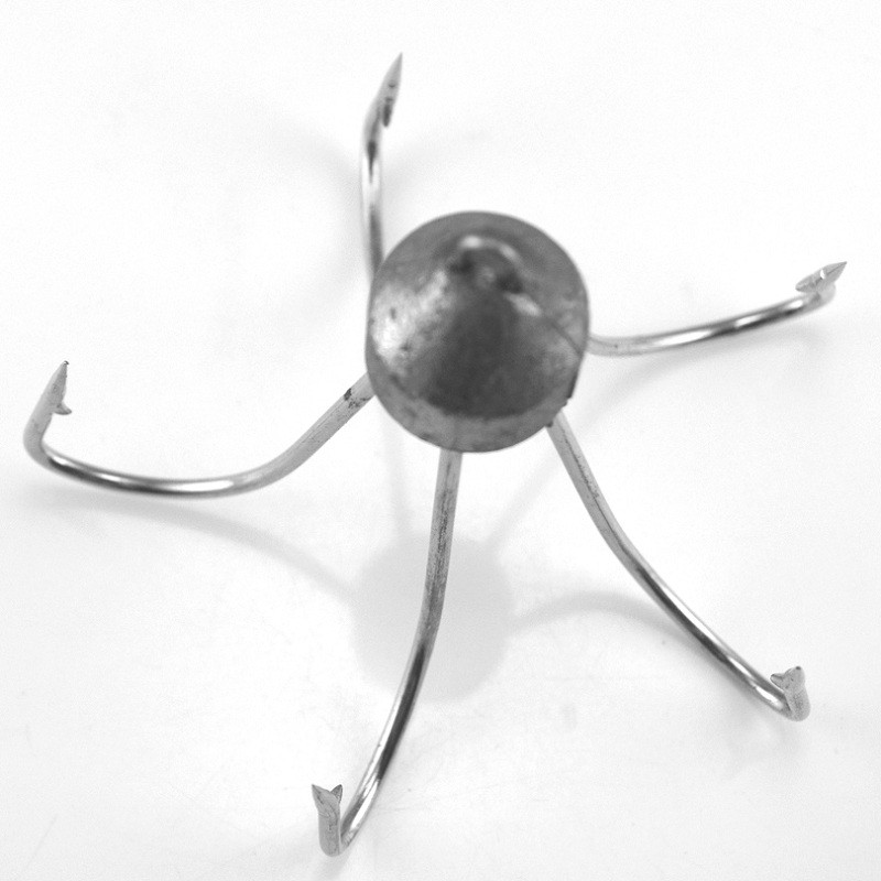 MNFT With Lead Head Five Anchor Claw Barbed Fishhooks Εργαλεία ψαρέματος Εργαλεία ψαρέματος Χονδρικό Μέγεθος 30&42&51&61g