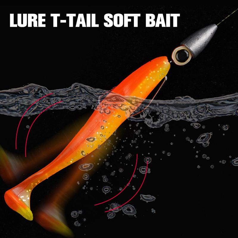 Új 5db Texas Rig készlet horgok basszus halhoz Carolina horgászfelszerelés készlet horgászcsali szett horgászcsalik Féreg horgász horog csali