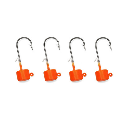 Püügikonks NED Jig Head Konks 1,6g 2,0g 3,0g 4,8Tugev mahakukkumisvastane lisakonksud mandariini kala plii ussikonks