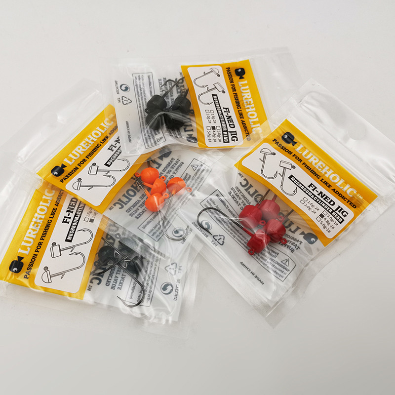 Püügikonks NED Jig Head Konks 1,6g 2,0g 3,0g 4,8Tugev mahakukkumisvastane lisakonksud mandariini kala plii ussikonks