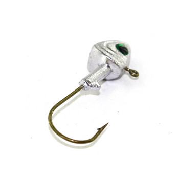Wokotip 5 τεμ./παρτίδα Fishing Jig Hooks 4/6/8/10/12g Fish Jig Head Hook Set Offset Sinker Soft Worm Hook για ψάρεμα μπάσου κυπρίνου