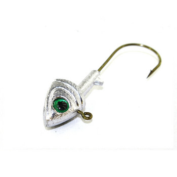 Wokotip 5 τεμ./παρτίδα Fishing Jig Hooks 4/6/8/10/12g Fish Jig Head Hook Set Offset Sinker Soft Worm Hook για ψάρεμα μπάσου κυπρίνου