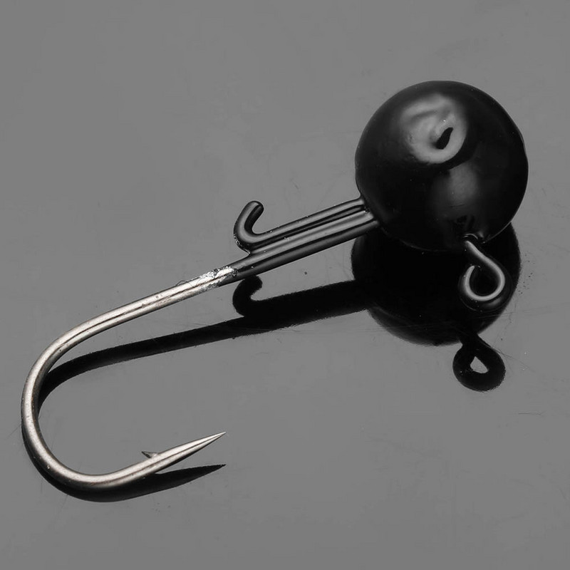 JOHNCOO 6tk ümmargused jigipead 3,5g 5g 7g 10g magevee jigikonksud kalastamiskonksud soolase vee pehme ussikonks bassi jaoks