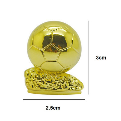 Golden Boot Top Soccer Award Mini Model La Liga Bezmaksas piegāde World Football Metal Trophy Cimdi Atslēgu piekariņi Fani Suvenīru dāvana