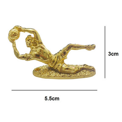 Golden Boot Top Soccer Award Mini Model La Liga Bezmaksas piegāde World Football Metal Trophy Cimdi Atslēgu piekariņi Fani Suvenīru dāvana