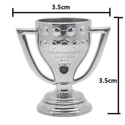 Golden Boot Top Soccer Award Mini Model La Liga Bezmaksas piegāde World Football Metal Trophy Cimdi Atslēgu piekariņi Fani Suvenīru dāvana
