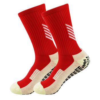 Нови футболни чорапи на открито Подметка Силиконови неплъзгащи се футболни чорапи Мъжки Дамски спортни чорапи