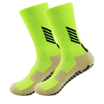 Нови футболни чорапи на открито Подметка Силиконови неплъзгащи се футболни чорапи Мъжки Дамски спортни чорапи