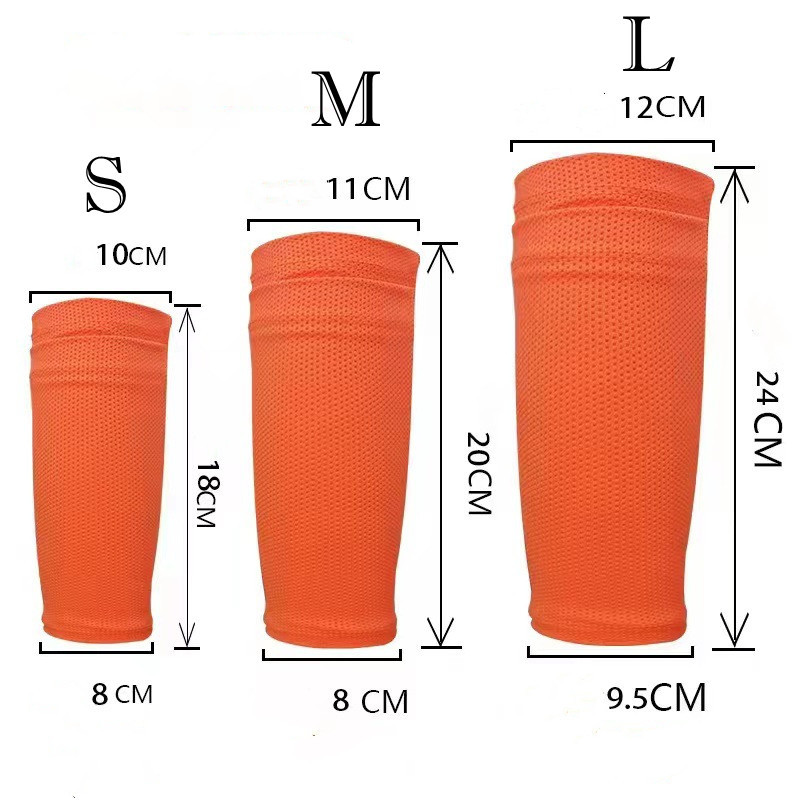 1 pár foci labdarúgás lábszárvédő tizenéves zokni párna Professzionális pajzsok lábszárvédők ujjak védőfelszerelés