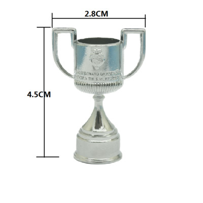 Top Soccer Award Mini Model Key Tag 2023 Безплатна доставка Световен футболен метален трофей Ръкавици Ключодържател Фенове Сувенир Подарък Висулка