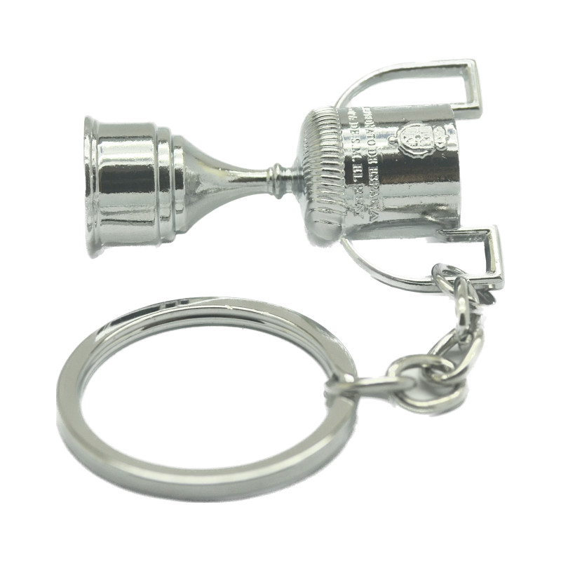 Top Soccer Award Mini Model Key Tag 2023 Безплатна доставка Световен футболен метален трофей Ръкавици Ключодържател Фенове Сувенир Подарък Висулка