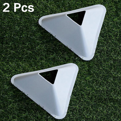 Välise kolmnurga jalgpallitreeningu silt, ketas korvpall jalgpall, takistustreening, teetõkkehunnik, PVC sporditarvikud 4 värvi