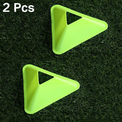 Välise kolmnurga jalgpallitreeningu silt, ketas korvpall jalgpall, takistustreening, teetõkkehunnik, PVC sporditarvikud 4 värvi