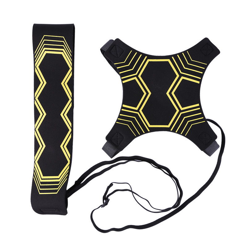 1 τμχ Ρυθμιζόμενο επαγγελματικό ποδόσφαιρο Kick Trainer Εξοπλισμός προπόνησης μπάλας ποδοσφαίρου Elastic Practice Ελαστική ζώνη αθλητικής υποβοήθησης