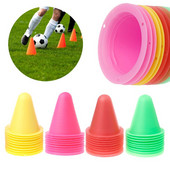 10 buc. Marcator pentru picior rezistent la vânt, obstacole, patine, con, role, antrenament, fotbal, mar, cupă, con, slalom, patine cu rotile