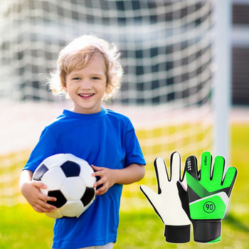 Вратарски ръкавици за деца Дишащи вратарски ръкавици Противохлъзгащ се латекс и перфектна защита на пръстите Високоефективен вратар