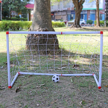 Вътрешен мини детски футболен футболен стълб за врата Мрежа с помпа за топка Детски футболни спортни игри Играчка