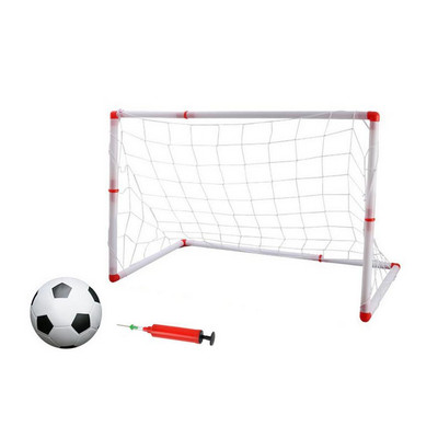 Siseruumides kasutatav minijalgpall jalgpall Väravapostivõrk koos pallipumbaga Laste jalgpall Spordimängud