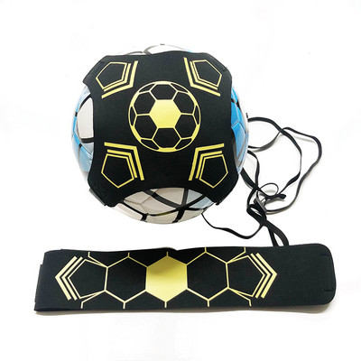 Regulējams futbola trenažieris Solo Kick futbola treniņu josta Profesionāla futbola palīglīdzekļa kontroles prasmes treniņu aprīkojums bumbu soma