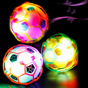 Football Luminousballs Kids Dancingup Bouncyjump Bouncesingingelastic Wristbandflashing Led Wrist Sound Μουσικό Jumping Soccer