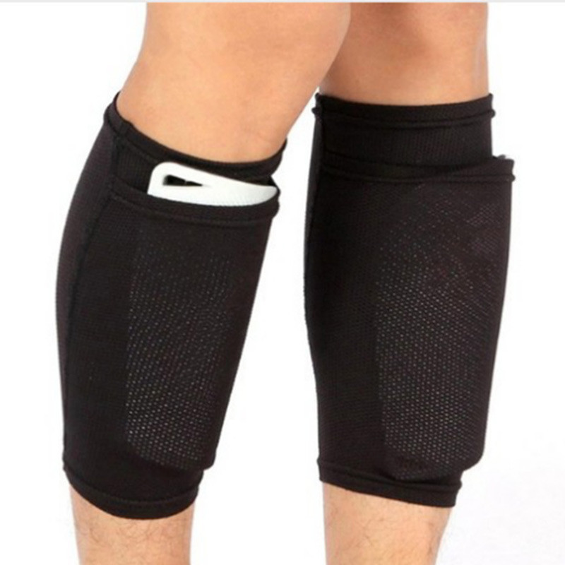 Μανίκια Shin Guard για ποδόσφαιρο Αθλητικό κολάν Πιάτο μαξιλαράκια ποδιών Μανίκια ύφασμα ασφαλείας Ποδόσφαιρο Προστατευτικό στήριγμα κνήμης για νέους