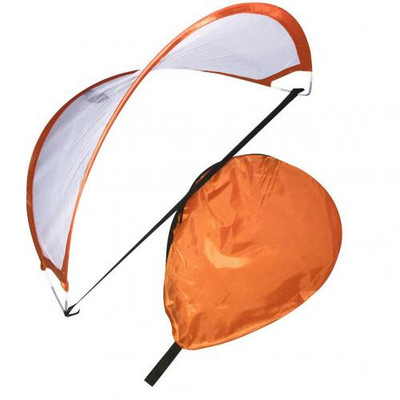 Összecsukható labdarúgás visszapattanó hálós futballkapu pattogtató hálós golf baseball jégkorong lövés-asszisztens edzőfelszerelés