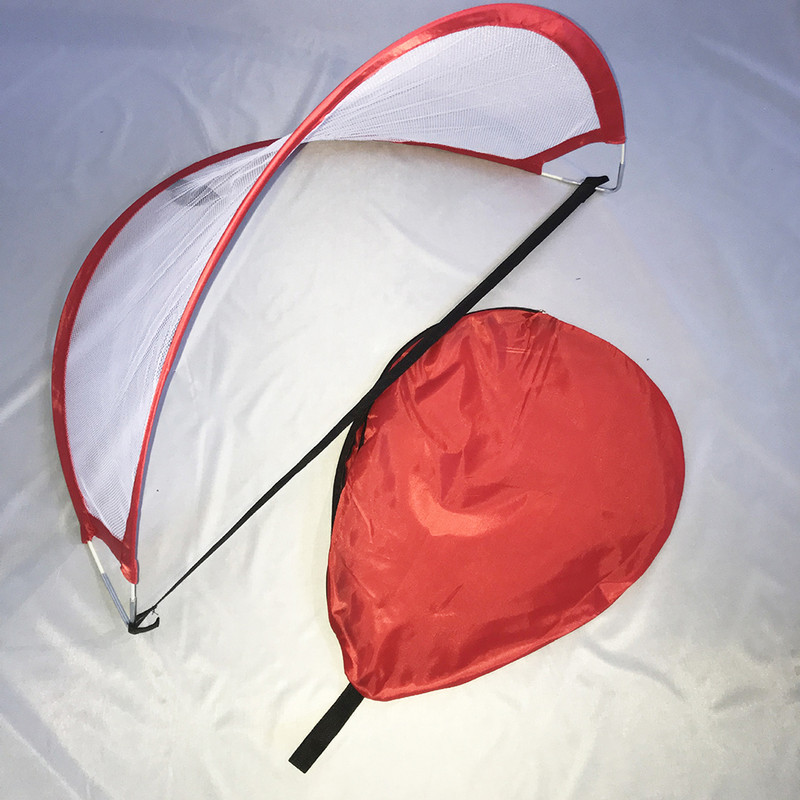 Összecsukható labdarúgás visszapattanó hálós futballkapu pattogtató hálós golf baseball jégkorong lövés-asszisztens edzőfelszerelés