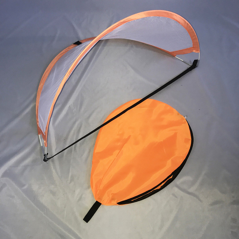 Összecsukható labdarúgás visszapattanó hálós futballkapu pattogtató hálós golf baseball jégkorong lövés-asszisztens edzőfelszerelés