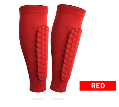 Футболни предпазители за пищяли Подложки за пищяли за деца, младежи, възрастни, компресионен ръкав за прасци с подложки от пчелна пита, опора за шина за пищял, бейзбол