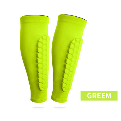 Футболни предпазители за пищяли Подложки за пищяли за деца, младежи, възрастни, компресионен ръкав за прасци с подложки от пчелна пита, опора за шина за пищял, бейзбол