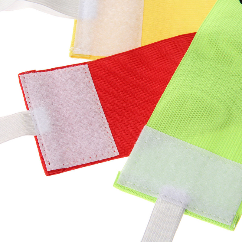 2 TK Jalgpall Jalgpall Reguleeritav Kapteni käepaelad Painduvad mängijarihmad Fluorestseerivad käerihmad Sport nailon 5 värvi