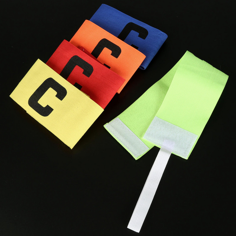 2 TK Jalgpall Jalgpall Reguleeritav Kapteni käepaelad Painduvad mängijarihmad Fluorestseerivad käerihmad Sport nailon 5 värvi