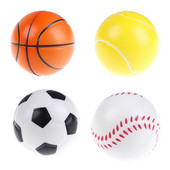 6 bucăți 63 mmPU minge fotbal jucărie pentru copii tenis spumă burete decompresie minge mișcare încheietura mâinii