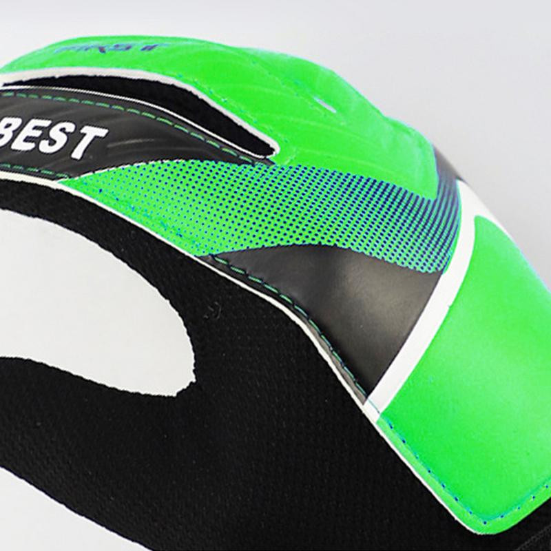 1 ζευγάρι Kids Boy Soccer Goalkeeper PU Gloves Finger Protection Goal Thickened Latex Football Gloves for Futbol Futebol Golkeeper