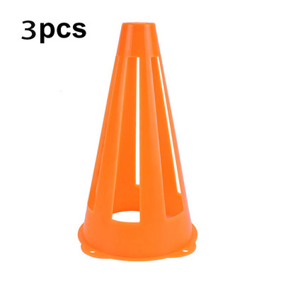 23 cm-es üreges szívósságú kúpok futball sport rögbi edzéshez futball kúp jelölő lemez kúpok hordozható edzésjel többszínű