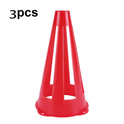 23 cm-es üreges szívósságú kúpok futball sport rögbi edzéshez futball kúp jelölő lemez kúpok hordozható edzésjel többszínű