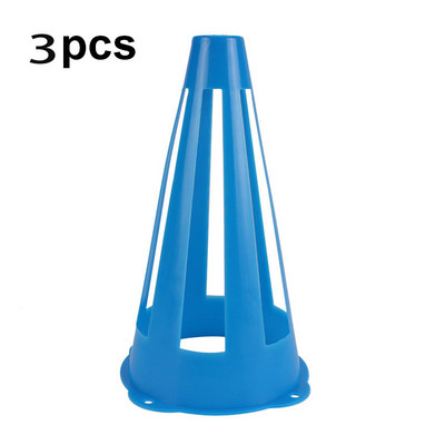 23 cm-es üreges szívósságú kúpok futball sport rögbi edzéshez futball kúp jelölő lemez kúpok hordozható edzésjel többszínű