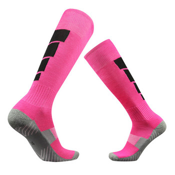 1 чифт футболни чорапи Чорапи за колоездене на открито Туристически футболни чорапи Футболни дълги чорапи Дишащи спортни чорапи Чорапи за бягане