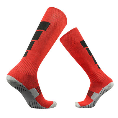 1 pereche de șosete de fotbal, șosete de ciclism în aer liber, șosete de fotbal pentru drumeții, șosete lungi de fotbal, șosete de sport respirabile, șosete de alergare