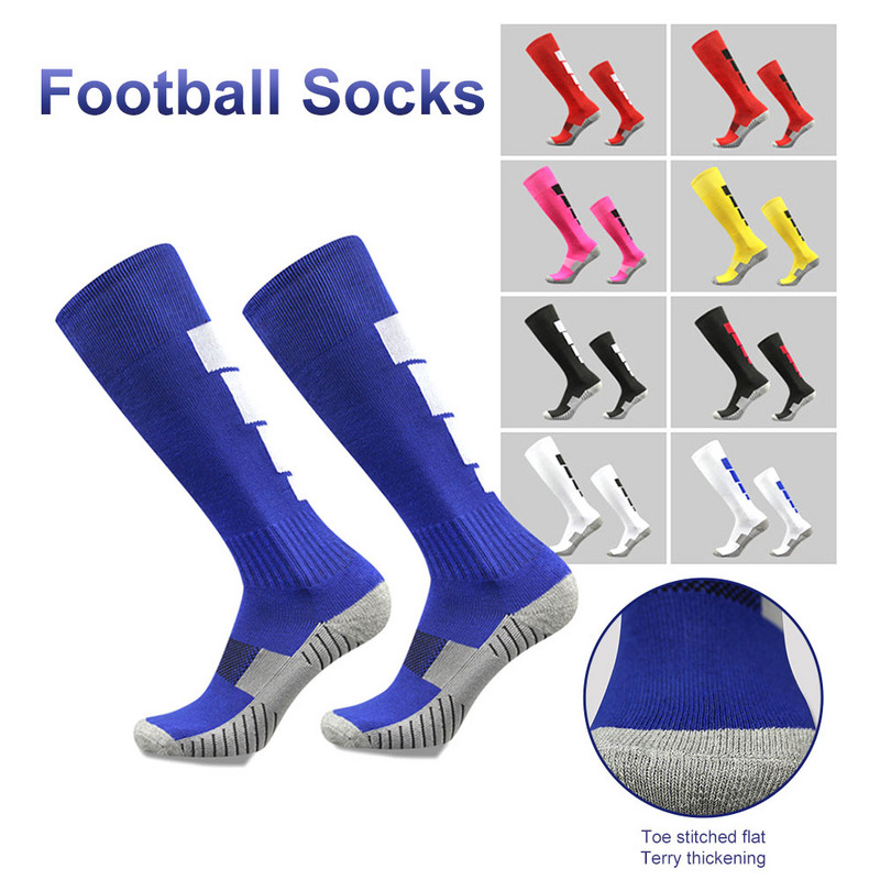 1 pereche de șosete de fotbal, șosete de ciclism în aer liber, șosete de fotbal pentru drumeții, șosete lungi de fotbal, șosete de sport respirabile, șosete de alergare