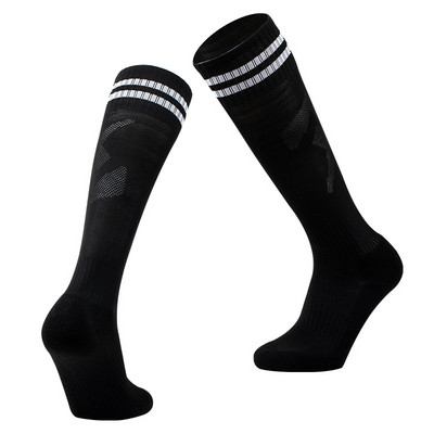 Нови противоплъзгащи футболни чорапи Мъжки гумени блокчета Хавлиено дъно Дълги футболни чорапи Висококачествени мъжки дамски чорапи за ръгби