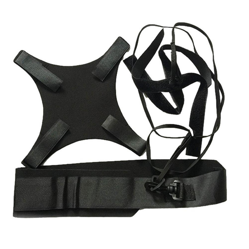 Futbolo treniruočių diržas Futbolo pratybų treniruočių pagalba Laisvų rankų futbolo diržas Reguliuojamas treniruočių įranga, skirta 3 4 5 juosmens diržui