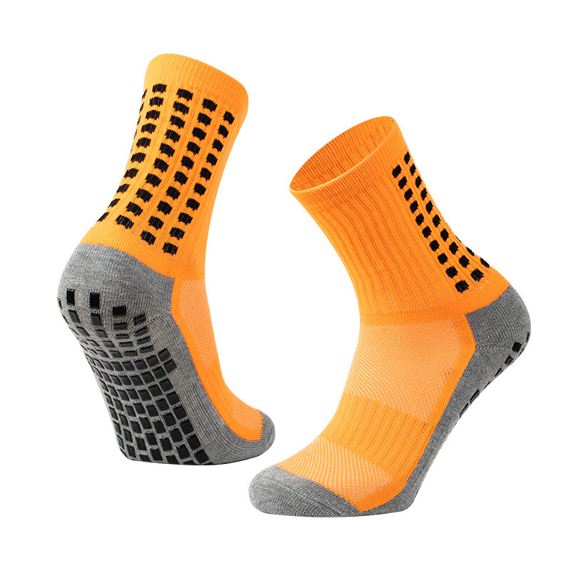 Futbolo kojinės Sportinės rankenos kojinės Neslystančios krepšinio kojinės Dozavimo neslystančios medvilninės futbolo kojinės Unisex sportinės kojinės