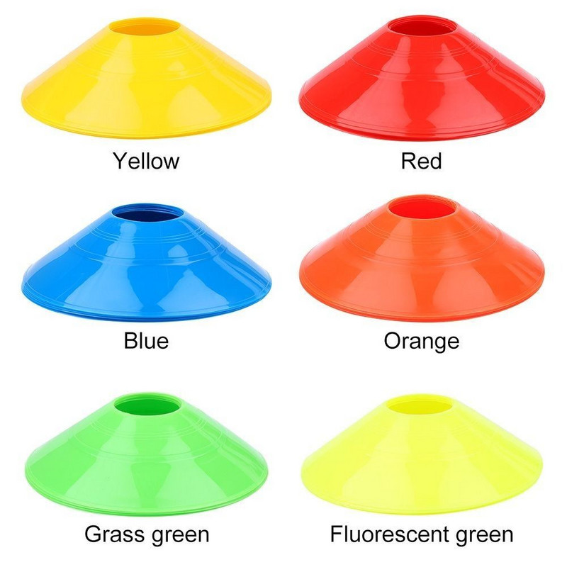 5 tk Agility ketaste koonuste komplekt Jalgpallitreeningu taldriku koonused Markerkettad Multi Sport Treening Ruumikoonused Treeningutarvikud