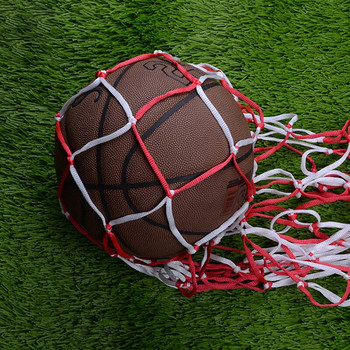 1 бр. чанта за футболна мрежа Найлонова смела чанта за съхранение Единична топка Преносимо оборудване Спорт на открито Футбол Баскетбол Волейбол Чанта
