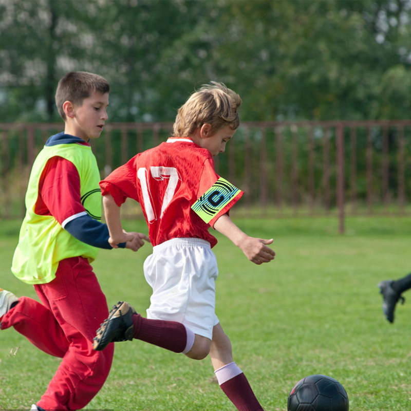 5 бр. Спортни маншети Футболна игра Регулируеми капитански футболни топки Ленти за ръгби Ръкави